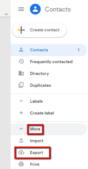 export outlook contacts to google contacts